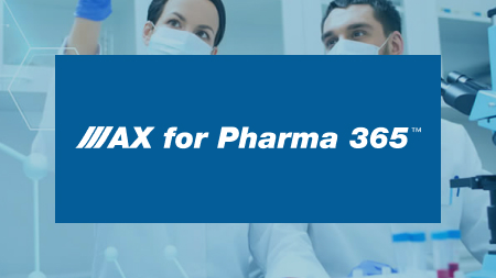 Corporate website for AX for Pharma 365