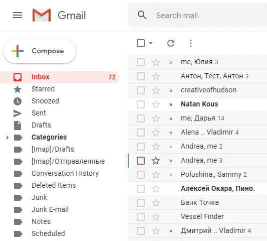 Google Material пример