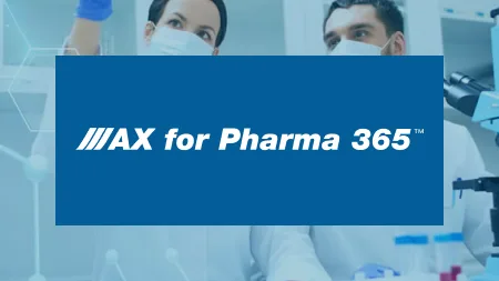 Corporate website for AX for Pharma 365