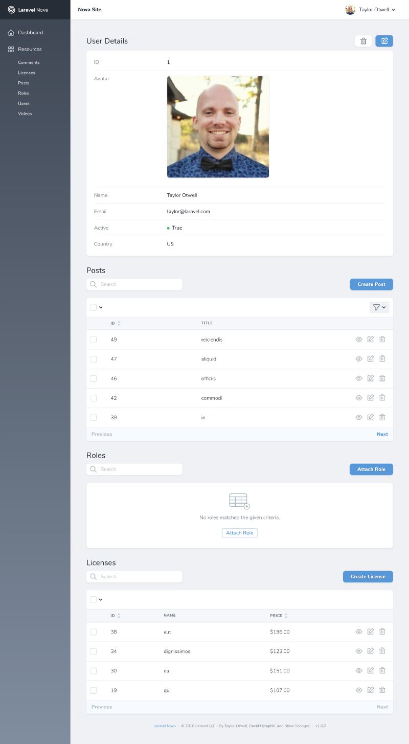 Laravel Nova