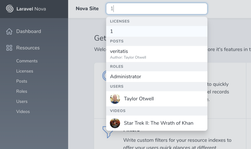 Laravel Nova