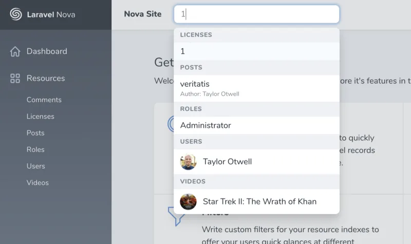 Laravel Nova